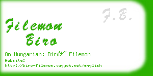 filemon biro business card